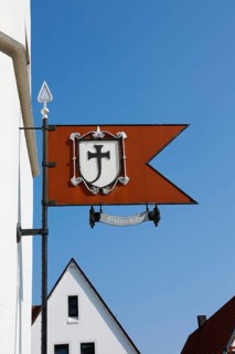 Sign at Werdenberg Castle, castle cellar lettering, symbol, coat of arms, Werdenberg Castle,