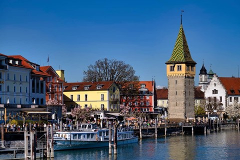 Lake Constance ferry, passenger ship Friedrichshafen of the BSB, Lake Constance-Schifffahrt, Lake
