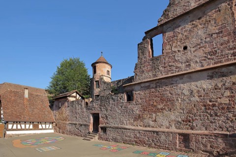 Monastery built 11th century, Hirsau, Calw, Nagold Valley, Northern Black Forest, Black Forest,