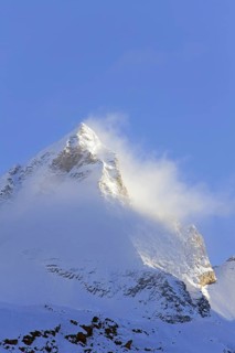 The mountain Becca di Monciair, Gran Paradiso National Park in the Valle d'Aosta, Italy