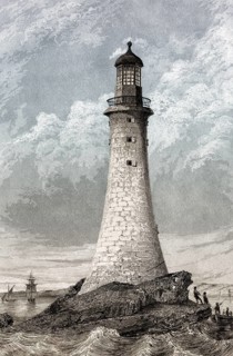 Leuchtturm, Eddystone Rocks, Ärmelkanal, Vereinigtes Königreich, 18.