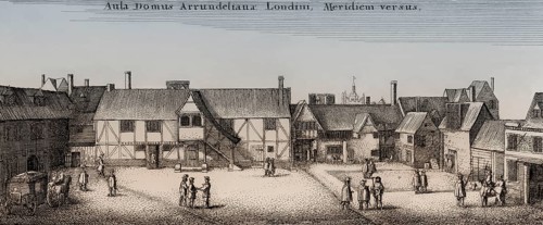 Arundel House, London, UK, after Hollar, 1646