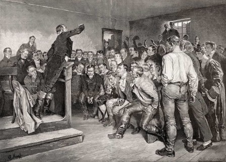 Professor Henrik Steffens inspires his listeners with enthusiasm for the Wars of Liberation,