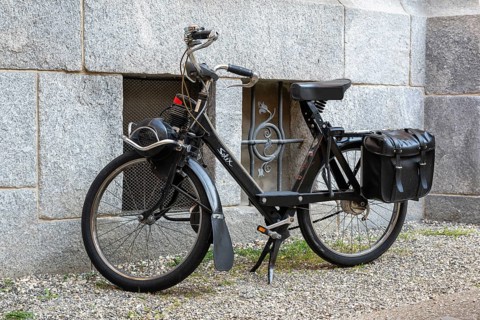 A Velo Solex 3800, classic car, a legendary French moped known for its characteristic frictional