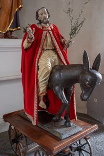 Palmesel in the parish church of St Peter and St Paul, Kirchstraße 25, Telfs, Tyrol, Austria