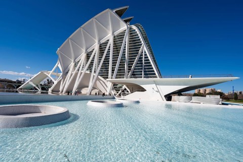 VALENCIA, SPAIN - FEBRUARY 7, 2025: City of Arts and Sciences, Museum of Science