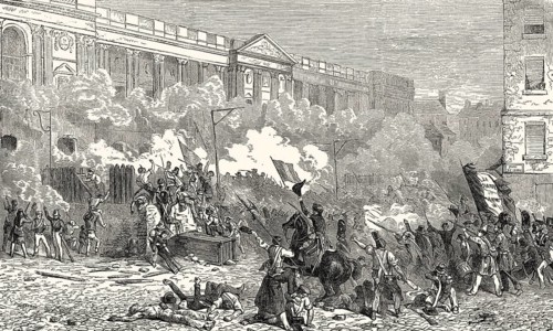 The French Revolution of 1830, July Revolution, Louvre, Paris