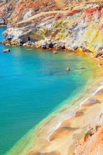 Paliochori beach, Milos Island, Cyclades Islands, Greece