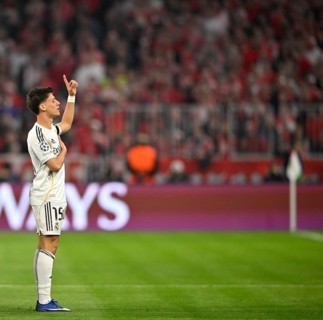 Cheers Joy Emotion Arda Güler Real Madrid (15) Football UEFA Champions League CL Allianz Arena,