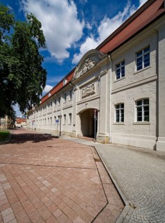 Stables designed by Emanuel Lebrecht Rothe, Köthen Palace and Palace Park, Köthen, Saxony-Anhalt,