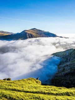 Snowdon Massif, Snowdon Range, Snowdonia, North Wales, UK
