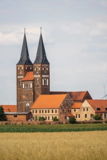 Jerichow Monastery with collegiate church in Jerichow, Jerichower Land, Saxony-Anhalt, Germany