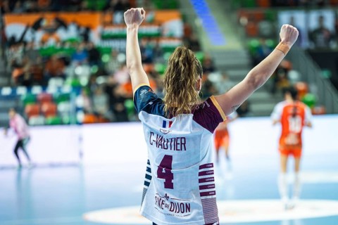 LUBIN, POLAND - FEBRUARY 8, 2026: Handball EHF European League women match KGHM MKS Zaglebie Lubin