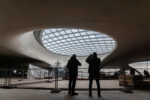 Open construction days at the new main train station. For three days, visitors can find out about