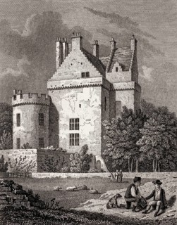 Merchiston Tower, Edinburgh, Scotland, 19th century, Views in Edinburgh by J. & H. S. Storer