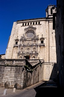 Church building of the cathedral, Girona, Catalonia, Spain