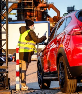 Dortmund, Ruhr area, North Rhine-Westphalia, Germany - drive-in cinema Dortmund, newly opened