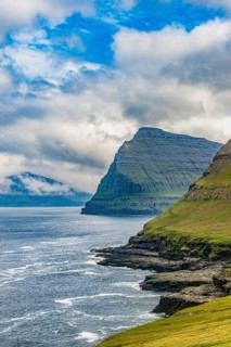 Coastline of Vidoy, Faroe islands, Denmark