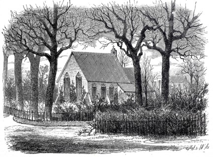 Napoleon III's funeral chapel in Chislehurst near London. Napoleon III (born 20 April 1808 in