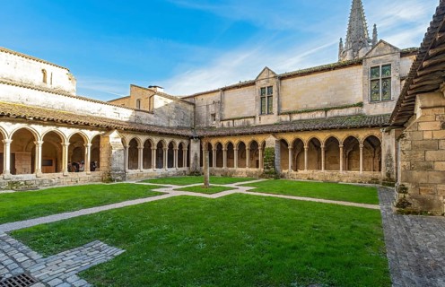 Cloister at Collegiate church, Saint-Emilion, France