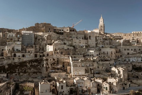 Matera in region Bazylikata, Italy - commonly referred to as town carved out of the rock