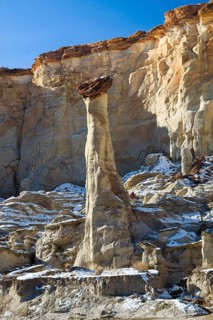 Wahweap Hoodoos, White Hoodoos, Sandstone Sculptures, Grand Staircase Escalante National Monument,