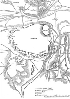 The Siege of Badajoz, 16 March – 6 April 1812, Peninsular War, From British Battles on Land and Sea