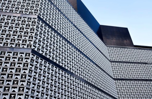Modern department store facade, Kaufhof, Brunswick, Lower Saxony, Germany, Europe, Moderne