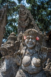 Female temple figure, Hinduism, Tradition, Bali, Indonesia