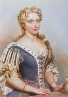 Caroline of Ansbach, 1683-1737, Queen and wife of King George II of England. Engraved by G. Brown