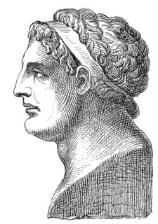 Demetrius I, 337-283 BC, called Poliorcetes, a Macedonian Greek nobleman, military leader, and