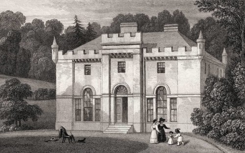Hermitage of Braid, near Edinburgh, Scotland, 19th century, from Modern Athens by Th. H. Shepherd