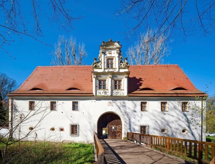 Torhaus Dölitz, fought in the Battle of the Nations near Leipzig 1813, tin museum, exhibition,