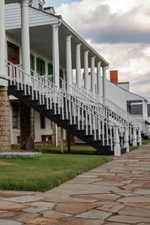 Fort Scott, Kansas - The Officers' Quarters at Fort Scott National Historic Site. The fort operated