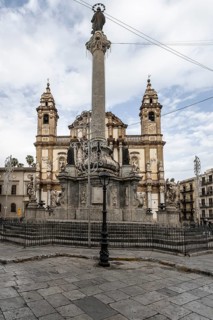 Old town Palermo, Sicily, Church of San Domenico, Italy