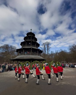 Schaeffler dance in 2026 in the English Garden, behind the Chinese Tower. The event takes place