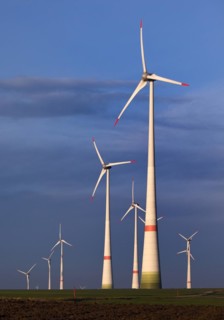Wind turbines, wind farm, Bad Wünnenberg, Paderborn plateau, North Rhine-Westphalia, Germany