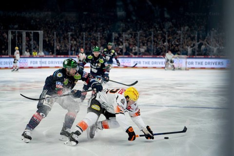 Eisbären Berlin vs. Löwen Frankfurt, ice hockey in the Uber Arena, Berlin, 02.01.2026