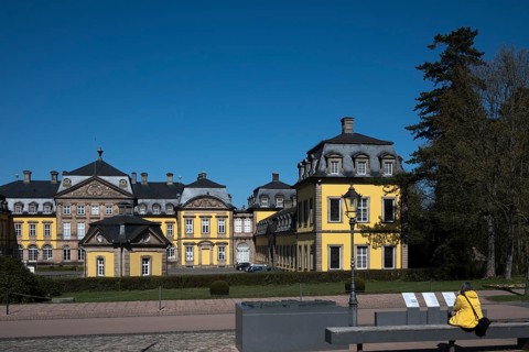 Arolsen Castle, Baroque, Bad Arolsen, Hesse, Germany