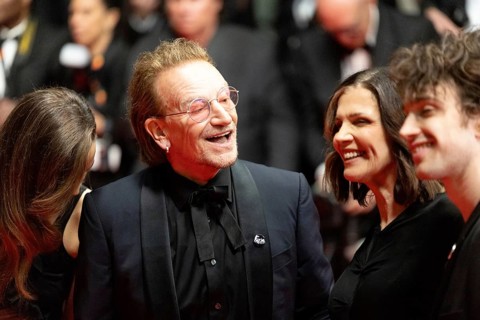 Cannes, France - 16.5.2024: U2 singer Bono during the Bono: Stories Of Surrender red carpet during