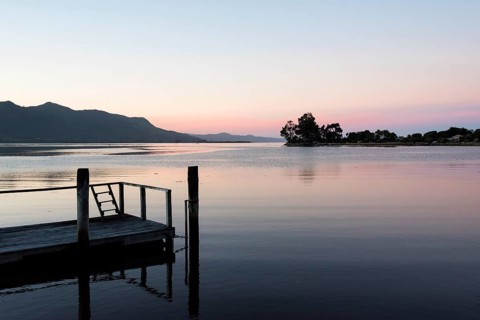 New Zealand, South Island of New Zealand, Oceania, island nation, Collingwood, pier, pier, pier,