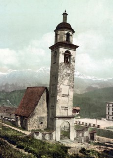 The Leaning Tower of St. Moritz is a church tower in the Swiss municipality of St. Moritz. It is a