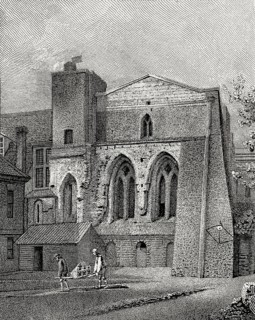 Painted Chamber, part of the medieval Palace of Westminster, Westminster, London, UK, 1807