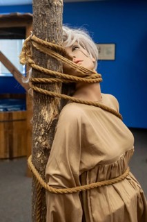 St. Joseph, Missouri - The Glore Psychiatric Museum. An exhibit of early psychiatric treatments,