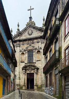 Igreja de São João Novo, catholic church in the old town, Porto, Portugal
