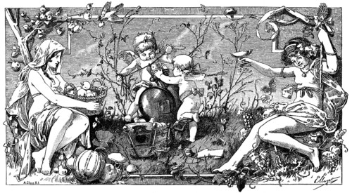 Die vier Jahreszeiten, The four seasons, a poem Johann Wolfgang von Goethe