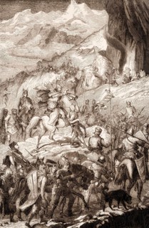 First Italian Expedition of Otto I the Great, 912 – 973, German king from 936 and emperor of the