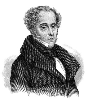 François-René, Vicomte de Chateaubriand, 1768 - 1848, a French writer, politician and diplomat,