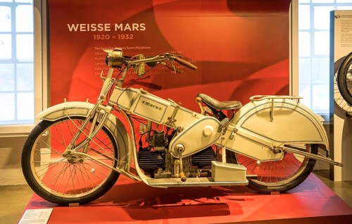 White Mars, Mars A20, White Mars, 1921, Megola Sport motorbike, Germany, 1922, PS.SPEICHER Museum,