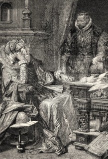 ACT I, SCENE II., margaret of parma and machiavel, scene from EGMONT by Johann Wolfgang von Goethe